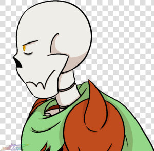 Pumpkin Papyrus   Hmm       Cartoon  HD Png Download