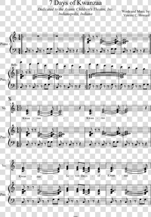 No Surprises Partitura Piano  HD Png Download