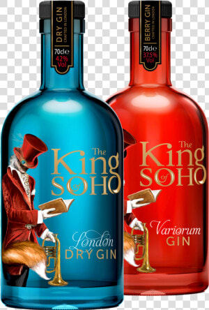 King Of Soho London Dry Gin  Gin Lovers  Gin And Tonic    King Of Soho Gin  HD Png Download