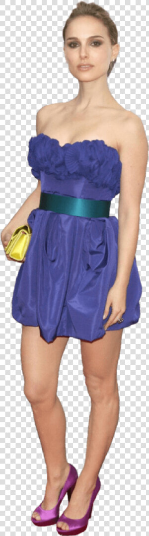 Natalie Portman Purple Dress Clip Arts   Natalie Portman Png  Transparent Png