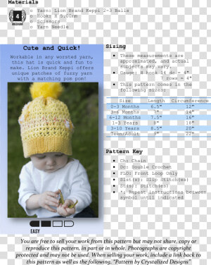 Brennan Beanie Free Crochet Pattern By Crystalized  HD Png Download