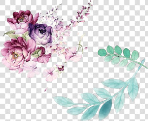 Floral Design Watercolor Painting Flower   Water Color Flower Design  HD Png Download