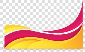 Pink Yellow Wave   Yellow Pink Wave Png  Transparent Png