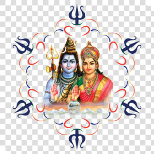 God Clipart Shiva Parvati   Siva Parvathi Images Png  Transparent Png