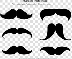 Mustache Photo Booth Props  HD Png Download