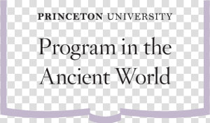 Ancient World Logo   Princeton University  HD Png Download