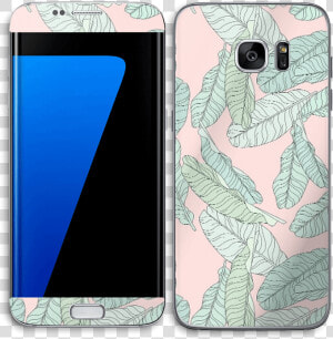 Green Banana Leaves Skin Galaxy S7 Edge   Samsung Galaxy S7 Edge  HD Png Download