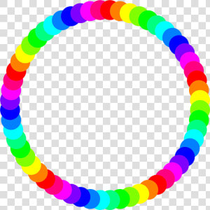 Rainbow Circle Border   Free Rainbow Circle Clipart  HD Png Download