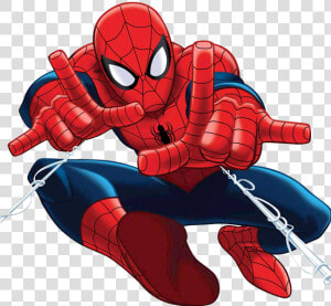 Spiderman Clipart Quality Cartoon   Ultimate Spiderman Png  Transparent Png