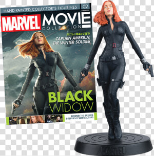 Mm issue02 Black Widow   Eaglemoss Marvel Movie Collection Figurine  HD Png Download