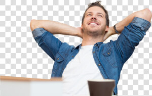 Relaxed Man Png   Happy Man  Transparent Png