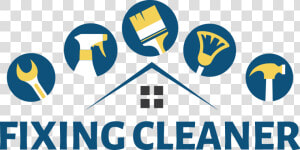 Download Handyman Cleaning Logo Clipart Logo Commercial   Cleaning And Maintenance Logo  HD Png Download