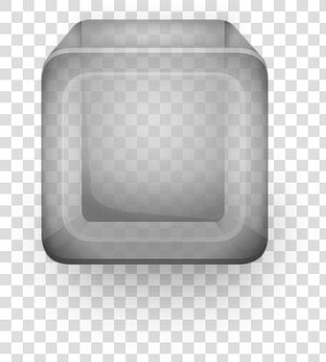 Cube  Grey  Gray  Icon  Symbol  Geometric  Box  3d   Television Set  HD Png Download