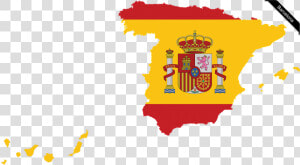 International  Map  Spain  Barcelona  Mourning   Map Of Spain Flag  HD Png Download