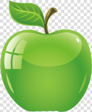 Transparent Green Apple Png Download   Transparent Cartoon Green Apple  Png Download