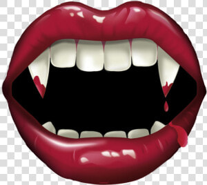 Vampire Mouth Png   Drawings Of Vampire Teeth  Transparent Png