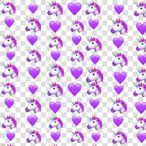  wallpaper  unicorn  purple  heart  hearts  unicorns  HD Png Download