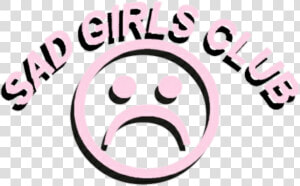 Transparent Sad Girl Png   Logo Sad Girls Club  Png Download