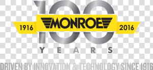 Driven By Innovation And Technology Since   Monroe  HD Png Download