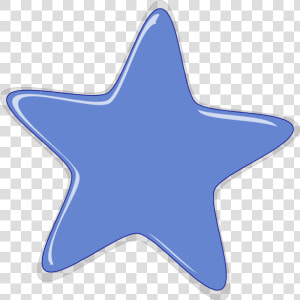 Blue Cartoon Star Svg Clip Arts   Cartoon Star  HD Png Download