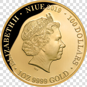 Ikniu519640 2   Goldmünze Queen Elisabeth  HD Png Download