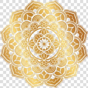 Mandala Design   Vector Golden Mandala Png  Transparent Png