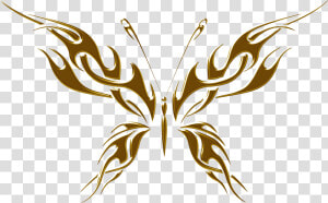 Transparent Butterfly Logo Png   Tribal Butterfly  Png Download