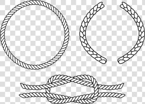 Transparent Rope Border Clipart   Illustrator Rope Circle Vector  HD Png Download