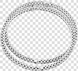 14kt White Gold Tennis Diamond Bangles  HD Png Download