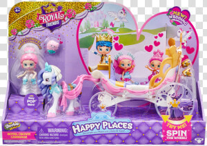 Id57725 Hp Spk S8 Royal Crown Carriage F Fep   Shopkins Happy Places Royal Trends Wedding  HD Png Download