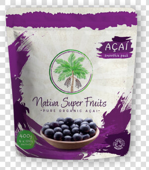 Nativa Super Fruits Acai   Organic Frozen Pitaya Uk  HD Png Download