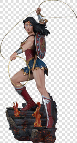 Wonder Woman Premium Format Statue  HD Png Download