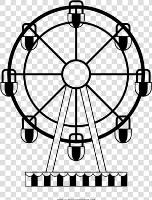 Ferris Wheel Coloring Book Drawing London Eye   Ferris Wheel Black And White Png  Transparent Png