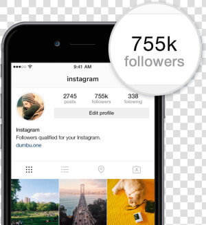 Instagram Followers In Mobile  HD Png Download