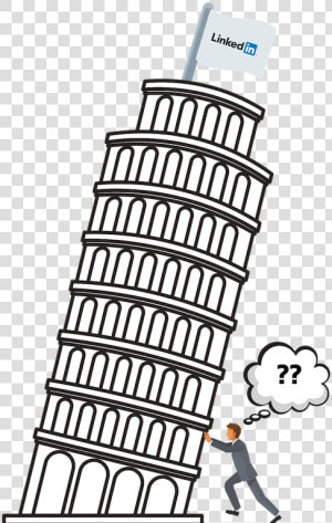 A Linkedin Profile Is The Foundation For Building Brand   Tower Of Pisa Clip Art  HD Png Download