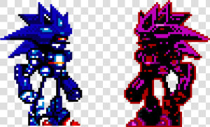 Mecha Sonic Sprite Png  Transparent Png