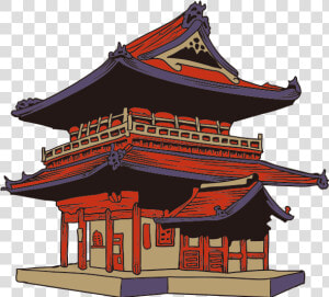 Art Geisha Clip Culture   Japanese Temple Png  Transparent Png