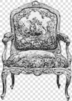 Ag Etching Chair   King Louis Xv Chair  HD Png Download