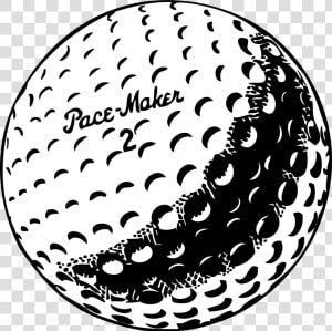 Clip Art Golf Ball And Tee Clip Art   Vintage Golf Ball Clip Art  HD Png Download