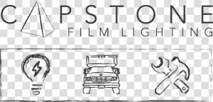 Capstone Film Lighting   Drawing  HD Png Download