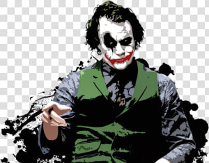 History Of The Joker   Heath Ledger Joker Png  Transparent Png