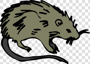 Transparent Cartoon Rat Png   Cartoon The Black Death Rats  Png Download