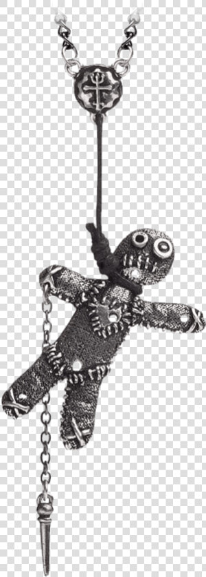 Voodoo Doll Necklace   Voodoo Doll Pendant  HD Png Download