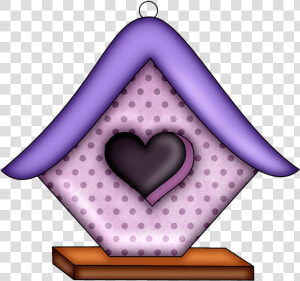 Birdhouse Clipart Boho Bird   Purple Bird House Clipart  HD Png Download