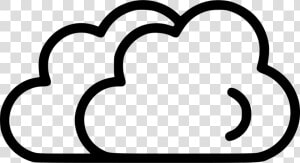 Small Clouds   Weather Icon Small  HD Png Download