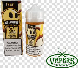 Custard Craze By Treat Factory Eliquid   Baby Bottle  HD Png Download