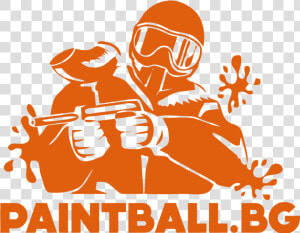 Paintball logo Orange   Paintball Logo Vector  HD Png Download