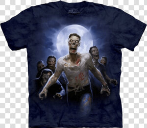 Zombie Horde T shirt   Walmart Wolf Shirt  HD Png Download