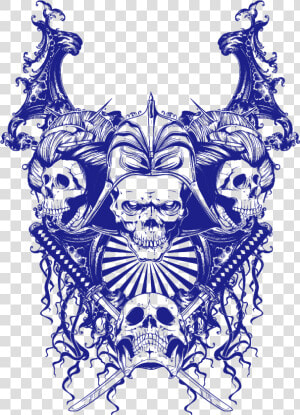 Skull Punk Rock   Punk Rock Style Vectors  HD Png Download