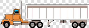 File Svg Wikimedia   Clipart 18 Wheeler Truck  HD Png Download